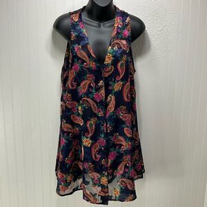 VINTAGE VICTORIA’S SECRET Gold Label Semi Sheer Paisley Nighty